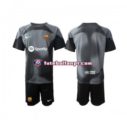 Camisola Alternativo Guarda-redes FC Barcelona Época 2022/2023 Manga Curta ,Criança