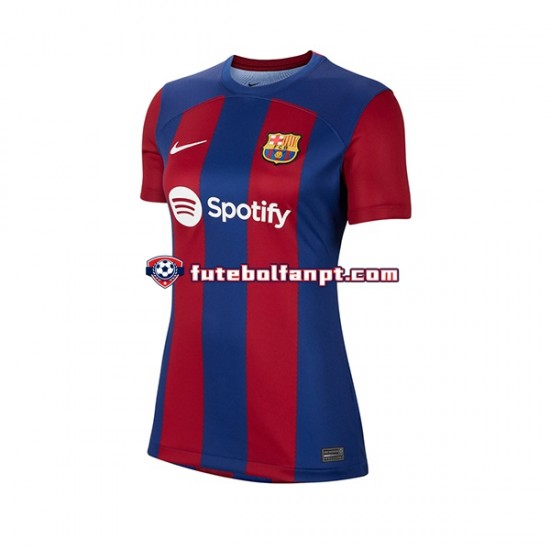 Camisola Principal FC Barcelona Época 2023/2024 Manga Curta ,Senhora