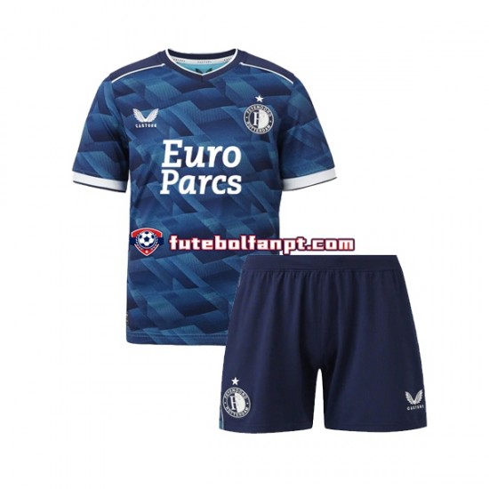 Camisola Alternativo Feyenoord Rotterdam Época 2023/2024 Manga Curta ,Criança