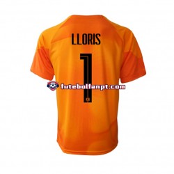 Camisola Alternativo Guarda-redes Seleção Francesa Hugo Lloris 1 World Cup 2022 Manga Curta ,Homem