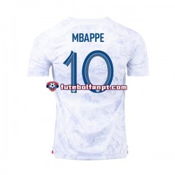 Camisola Alternativo Seleção Francesa Mbappe 10 World Cup 2022 Manga Curta ,Homem