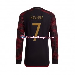 Camisola Alternativo Seleção Alemã Havertz 7 World Cup 2022 Manga Comprida ,Homem