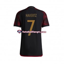 Camisola Alternativo Seleção Alemã Havertz 7 World Cup 2022 Manga Curta ,Homem