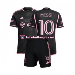 Camisola Alternativo Inter Miami Lionel Messi 10 2023 Manga Curta ,Criança