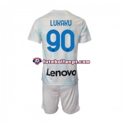 Camisola Alternativo Inter de Milão Romelu Lukaku 90 Época 2022/2023 Manga Curta ,Criança