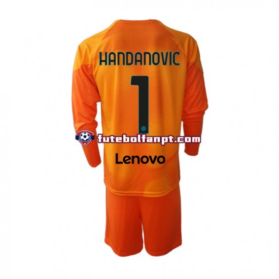 Camisola Alternativa (3ª) Guarda-redes Inter de Milão Samir Handanovic 1 Época 2022/2023 Manga Comprida ,Criança