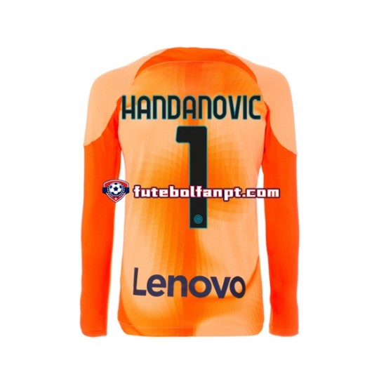 Camisola Alternativa (3ª) Guarda-redes Inter de Milão Samir Handanovic 1 Época 2022/2023 Manga Comprida ,Homem