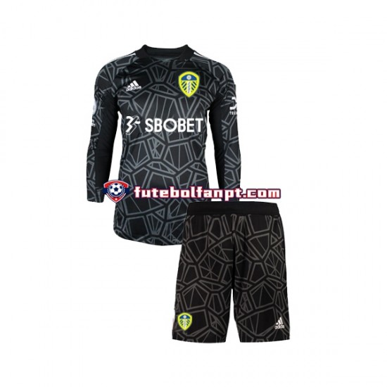 Camisola Principal Guarda-redes Leeds United Época 2022/2023 Manga Comprida ,Criança