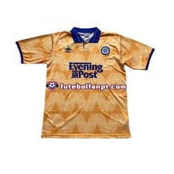 Camisola Alternativo Leeds United Retro 1991-1992 Manga Curta ,Homem