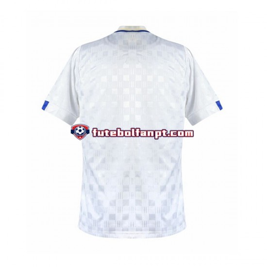 Camisola Principal Leeds United Retro 1989-1990 Manga Curta ,Homem