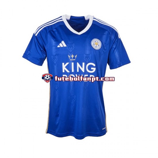 Camisola Principal Leicester City Época 2023/2024 Manga Curta ,Homem