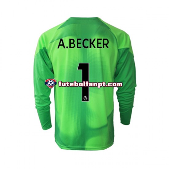 Camisola Alternativa (2ª) Guarda-redes Liverpool A.Becker 1 Época 2022/2023 Manga Comprida ,Homem