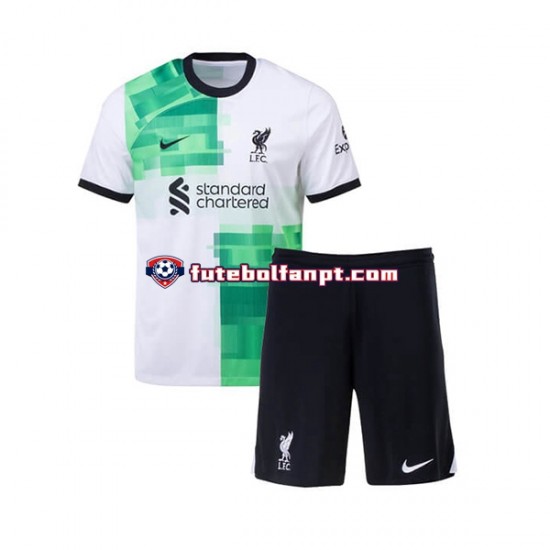 Camisola Alternativo Liverpool Época 2023/2024 Manga Curta ,Criança