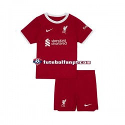 Camisola Principal Liverpool Época 2023/2024 Manga Curta ,Criança