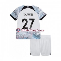 Camisola Alternativo Liverpool Darwin Nunez 27 Época 2022/2023 Manga Curta ,Criança