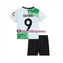 Camisola Alternativo Liverpool Darwin Nunez 9 Época 2023/2024 Manga Curta ,Criança