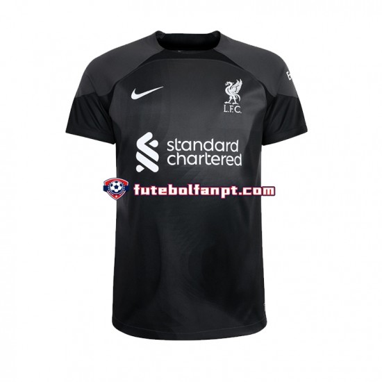 Camisola Alternativo Guarda-redes Liverpool Época 2022/2023 Manga Curta ,Homem