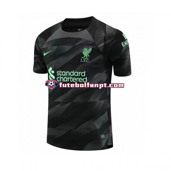 Camisola Alternativo Guarda-redes Liverpool Época 2023/2024 Manga Curta ,Homem