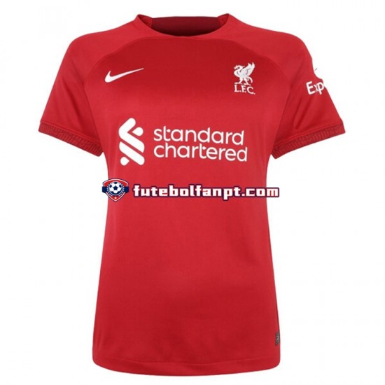 Camisola Principal Liverpool Época 2022/2023 Manga Curta ,Senhora