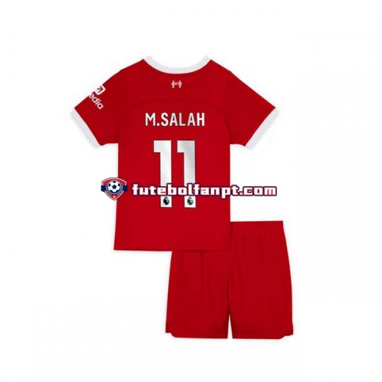 Camisola Principal Liverpool M.Salah 11 Época 2023/2024 Manga Curta ,Criança