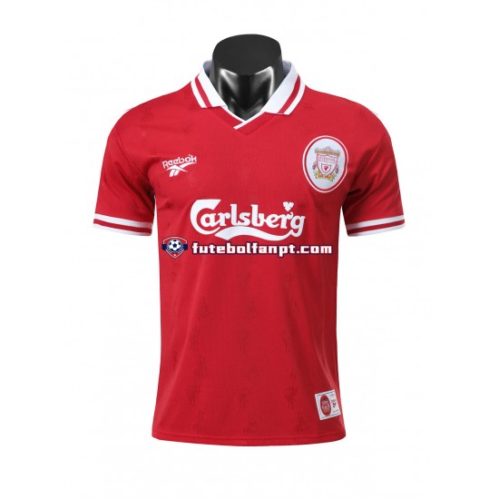 Camisola Principal Liverpool Retro 1996-1997 Manga Curta ,Homem