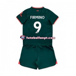 Camisola Alternativa (2ª) Liverpool Roberto Firmino 9 Época 2022/2023 Manga Curta ,Criança