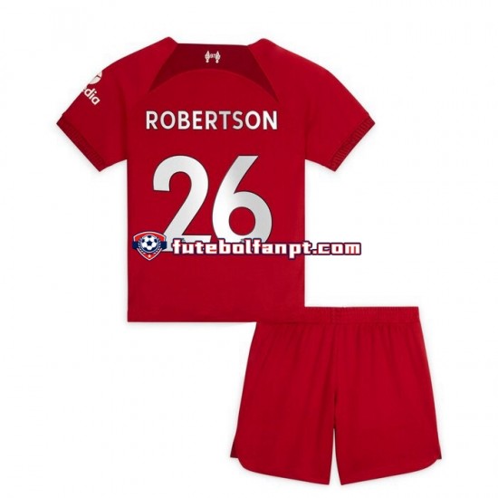 Camisola Principal Liverpool Robertson 26 Época 2022/2023 Manga Curta ,Criança