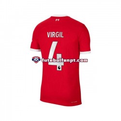 Camisola Principal Liverpool Virgil van Dijk 4 Época 2023/2024 Manga Curta ,Homem