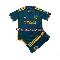 Camisola Alternativo Los Angeles Galaxy Época 2023/2024 Manga Curta ,Criança