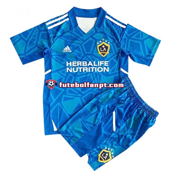 Camisola Alternativo Guarda-redes Los Angeles Galaxy Época 2022/2023 Manga Curta ,Criança