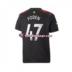 Camisola Alternativo Manchester City Foden 47 Época 2022/2023 Manga Curta ,Homem