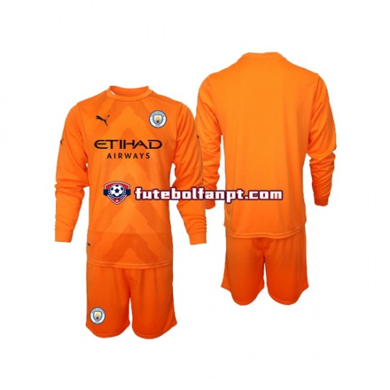 Camisola Alternativa (2ª) Guarda-redes Manchester City Época 2022/2023 Manga Comprida ,Criança