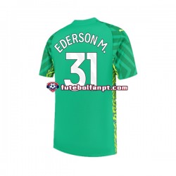 Camisola Principal Guarda-redes Manchester City Ederson Moraes 31 Época 2023/2024 Manga Curta ,Homem