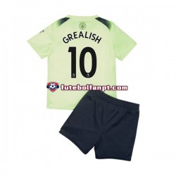 Camisola Alternativa (2ª) Manchester City Grealish 10 Época 2022/2023 Manga Curta ,Criança