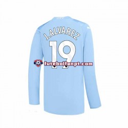 Camisola Principal Manchester City J. ALVAREZ 19 Época 2023/2024 Manga Comprida ,Homem