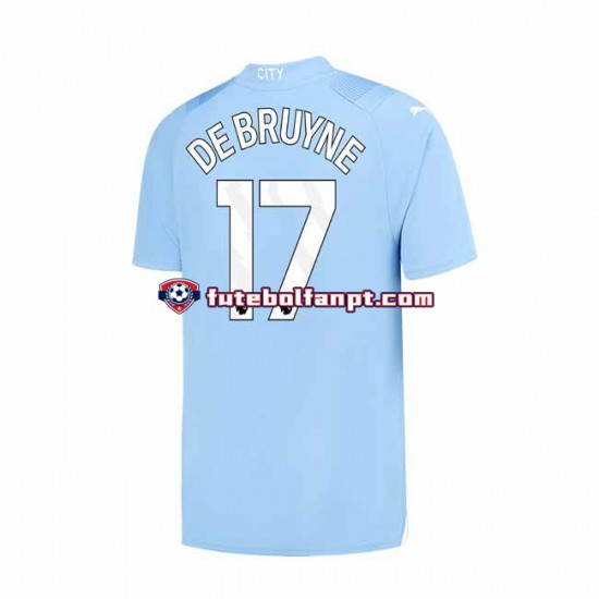 Camisola Principal Manchester City Kevin De Bruyne 17 Época 2023/2024 Manga Curta ,Homem