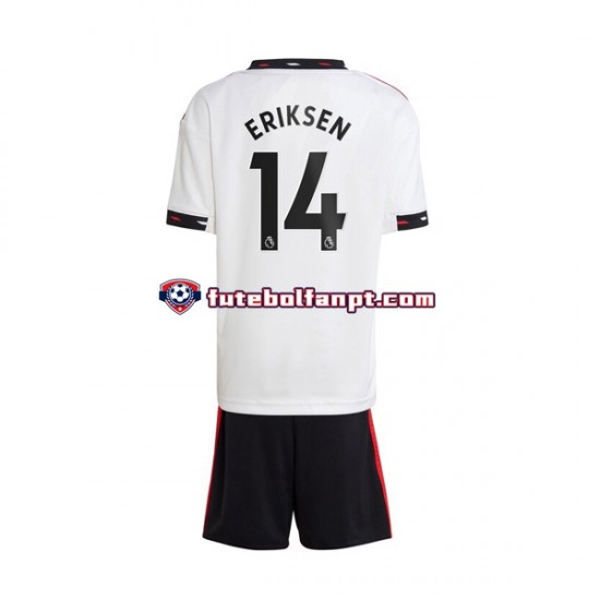 Camisola Alternativo Manchester United Christian Eriksen 14 Época 2022/2023 Manga Curta ,Criança