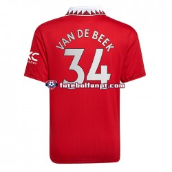 Camisola Principal Manchester United Donny van de Beek 34 Época 2022/2023 Manga Curta ,Homem