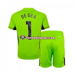 Camisola Principal Guarda-redes Manchester United DE GEA 1 Época 2023/2024 Manga Curta ,Criança