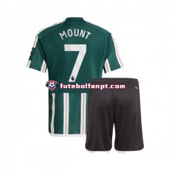 Camisola Alternativo Manchester United Mason Mount 7 Época 2023/2024 Manga Curta ,Criança