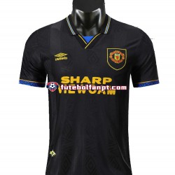 Camisola Alternativo Manchester United Retro 1994 Manga Curta ,Homem