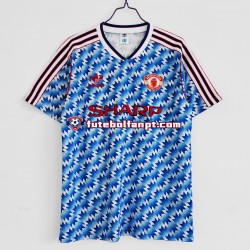 Camisola Principal Manchester United Retro 1992 Manga Curta ,Homem