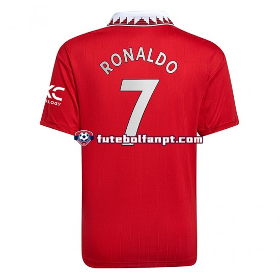 Camisola Principal Manchester United Ronaldo 7 Época 2022/2023 Manga Curta ,Homem