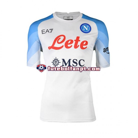 Camisola Alternativo Napoli Época 2022/2023 Manga Curta ,Homem