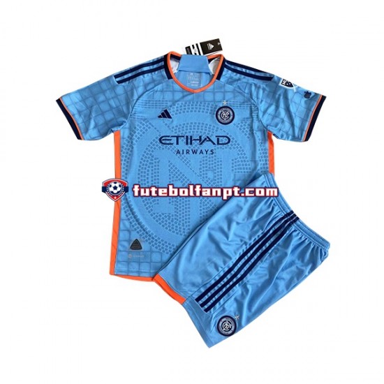 Camisola Principal New York City FC 2023 Manga Curta ,Criança