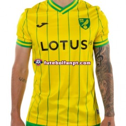 Camisola Principal Norwich City Época 2022/2023 Manga Curta ,Homem