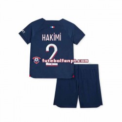 Camisola Principal Paris Saint-Germain Hakimi 2 Época 2023/2024 Manga Curta ,Criança