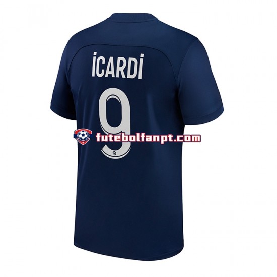 Camisola Principal Paris Saint-Germain Icardi 9 Época 2022/2023 Manga Curta ,Homem