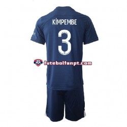 Camisola Principal Paris Saint-Germain Kimpembe 3 Época 2022/2023 Manga Curta ,Criança