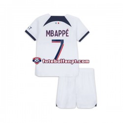 Camisola Alternativo Paris Saint-Germain Kylian Mbappe 7 Época 2023/2024 Manga Curta ,Criança